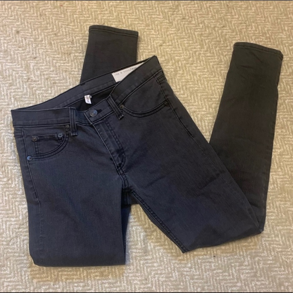 Rag & Bone Grey/Gray Capri Ankle Zipper Size 27